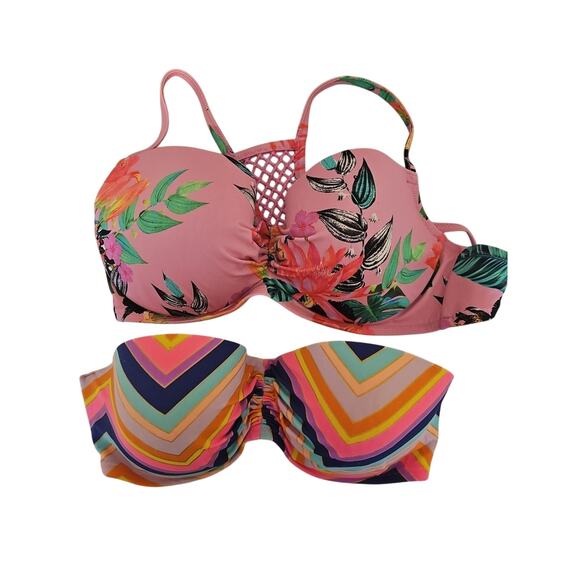 Victoria's Secret, Shade & Shore Other - Lot Of 2 Bikini Bra Top‎ Lot Of 2 Size 34 DD Swimwear.